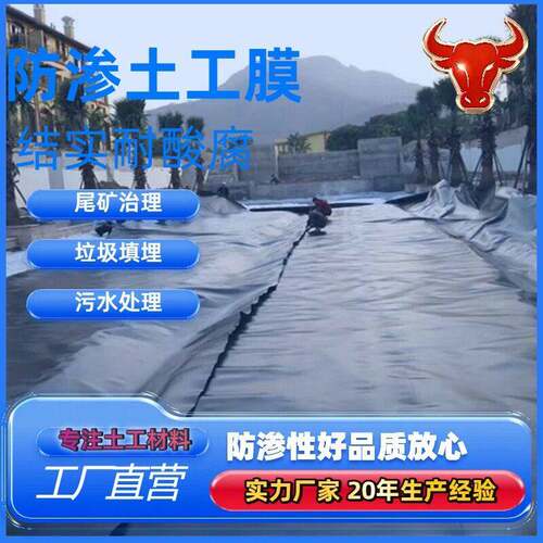密度聚烯工土膜工湖水库KSJ蓄水池人防渗膜1.5mm河道护乙坡土工膜