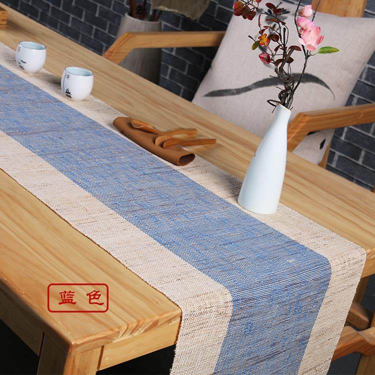 中式禅意苎麻布艺桌旗 现代简约斗柜电视柜桌布 禅意茶席茶几桌布,居家布艺,桌旗,淘宝优惠券,粉丝福利购,淘宝优惠卷