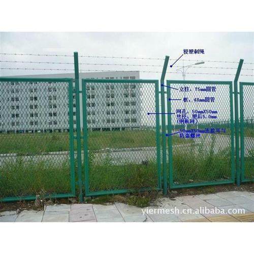 热销铁丝网浸塑网片网格片加粗护栏网围墙护栏围栏