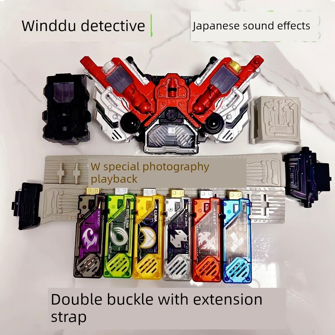 国产日语假面骑士W双活扣DX驱动器变身腰带可联动记忆体王牌疾风