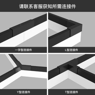 200s现%ED长条灯代简约办公室吊灯创意个L商业照明工性程吧台餐厅