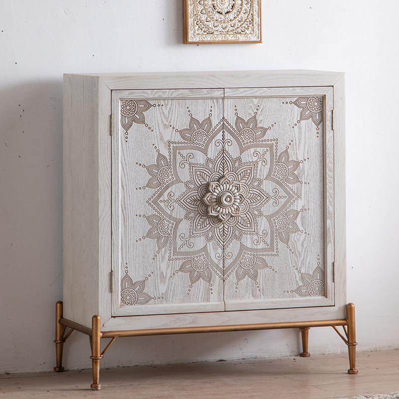 轻奢风入户雕花水曲柳实木家用酒柜展示柜法式鞋柜餐柜组合柜子,住宅家具,家用陈列柜,淘宝优惠券,粉丝福利购,淘宝优惠卷