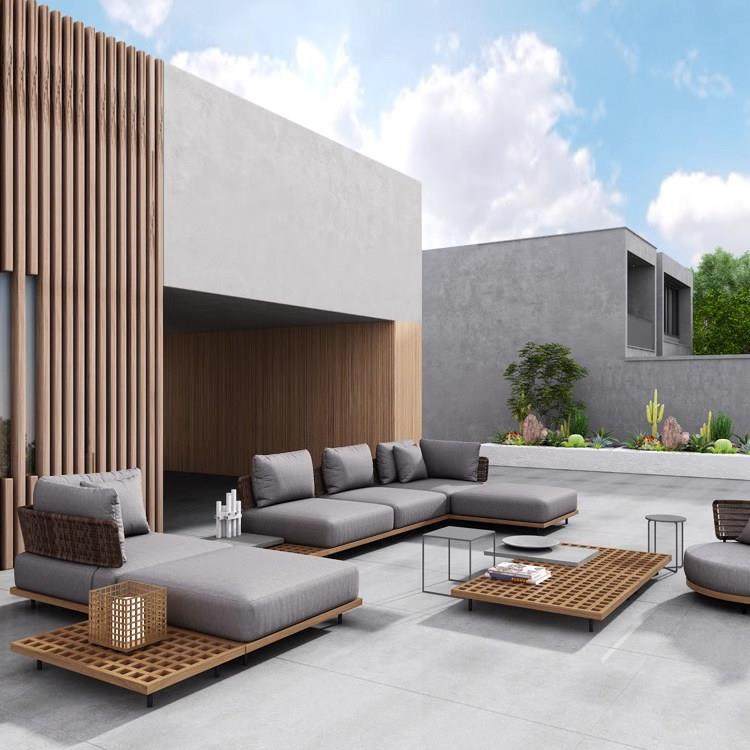 户外藤编沙发庭院别墅柚木实木休闲 室外花园防水防晒藤椅露天家,住宅家具,户外沙发,淘宝优惠券,粉丝福利购,淘宝优惠卷