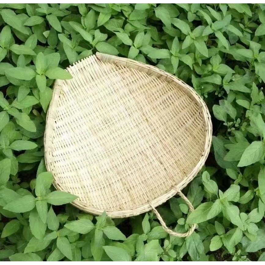 竹编筲箕纯手工工艺制品四川重庆老款筲箕竹品沥水米洗菜装水果篮