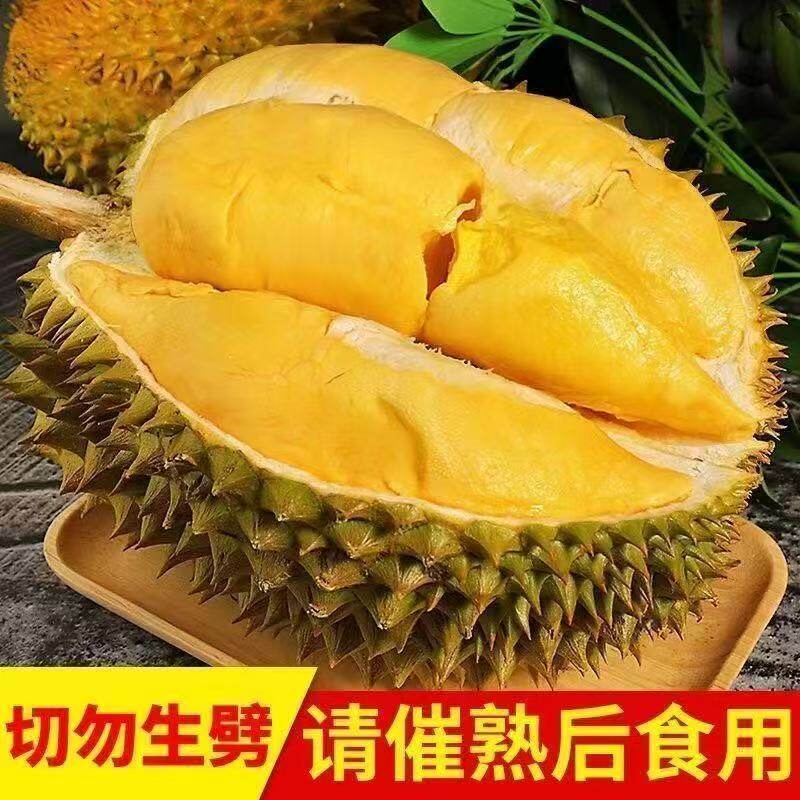 【软糯香甜】泰国榴莲新鲜金枕现货鲜果整个带壳进口批发应季水果
