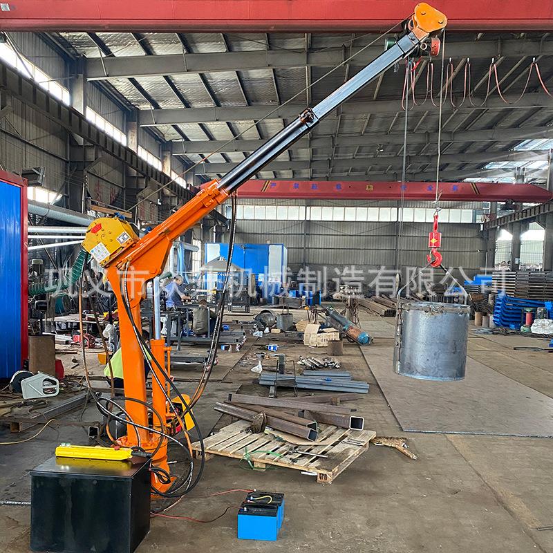 众家升机械厂 ZSC500直供船用液小吊机 船用起重机 压船吊 渔船用