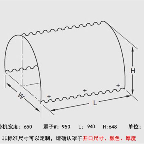 皮带机防雨罩输送机防尘罩弧形瓦防尘罩煤灰输送线铁皮密封保护罩