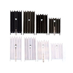 铝制散热片 TO-220/7805/7812 15*10*16/20/25/30/35mm带针散热器