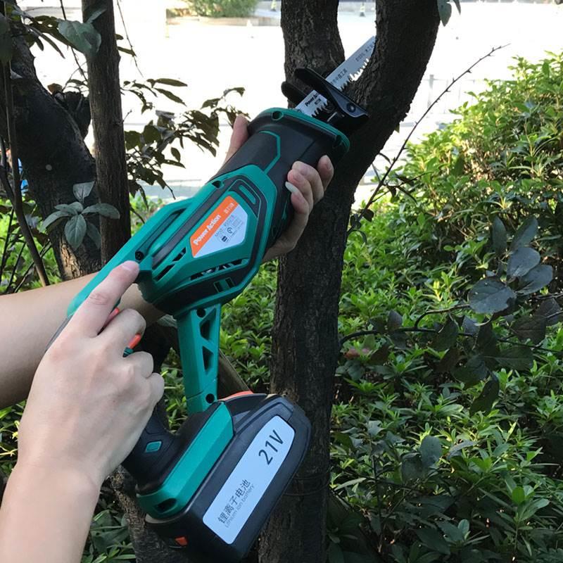 普力捷锂电往复锯充电式马刀锯家用多功能小型锯子电动伐木锯电锯