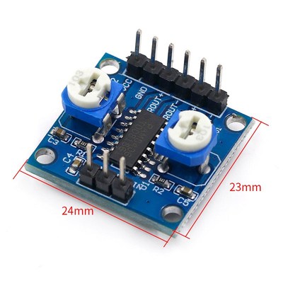 PAM8406数字功放板 带音量电位器 立体声无噪音功放5Wx2(D1A5)