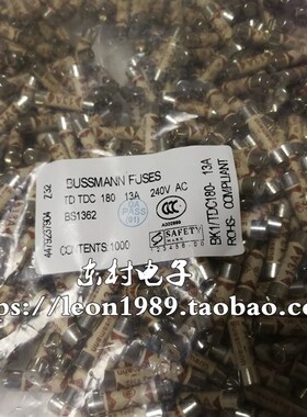 正品Bussmann保险丝 熔断器 6*25mm BS1362 5A TDC180 240V