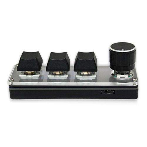 有线自定义小键盘迷你宏快捷键3按键自定义键盘自定义键值编程板