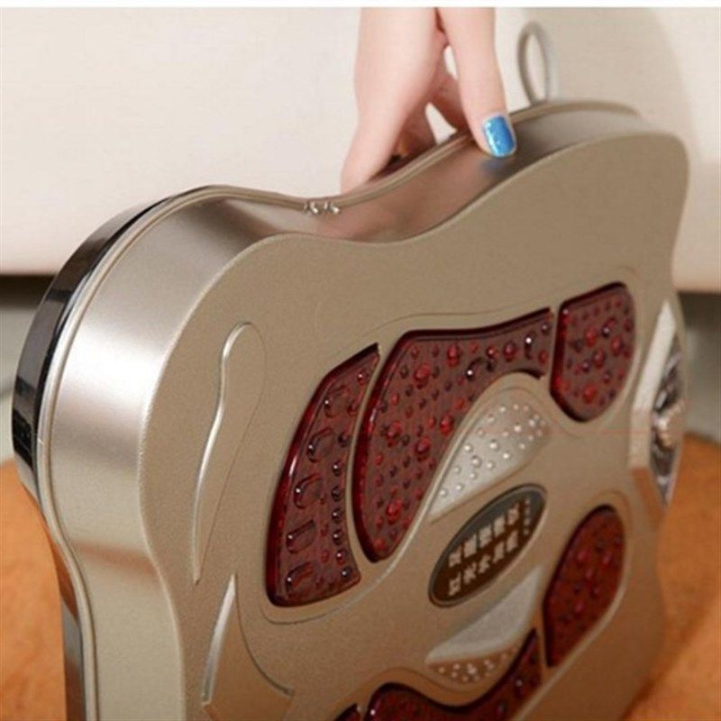 新款远红外线足底按摩仪震动磁波加热理疗仪按摩器养生机直供