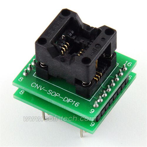 SOP-8 TO DIP8通用烧录座(窄体150mil/3.8mm)