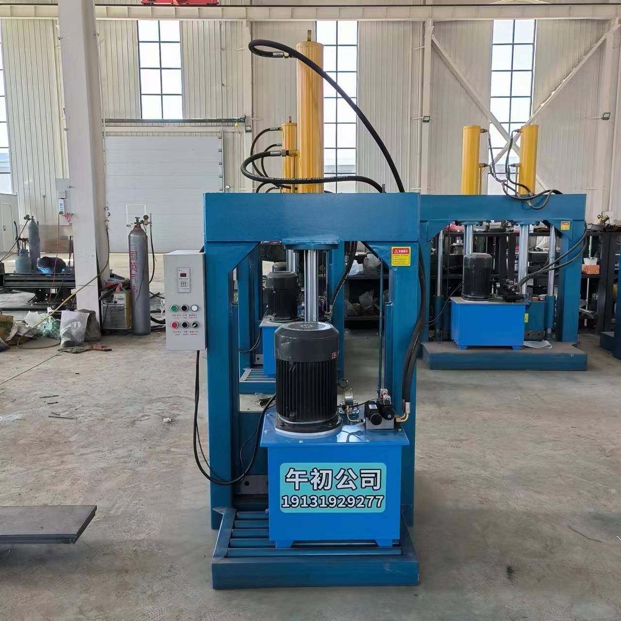 大块烟片胶块胶机 大卷废纸龙门铡刀 生橡胶切刀