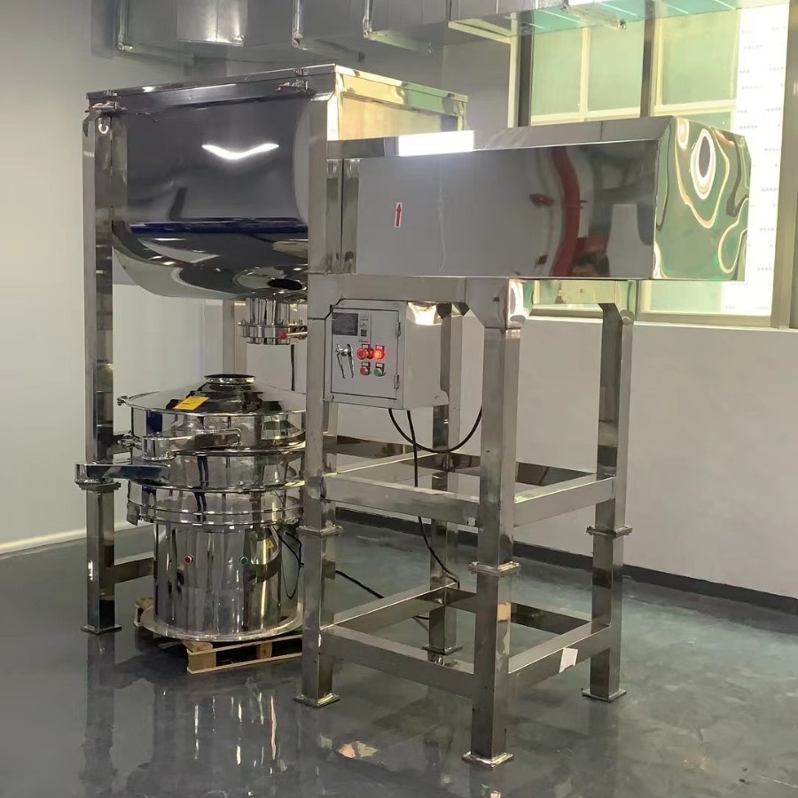 螺带式搅拌桨混合设备中药面膜粉牙粉调味品卧式搅拌机高效率