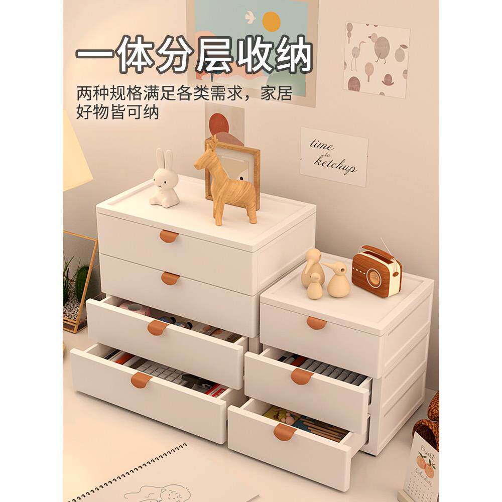 学生宿舍桌面文具收纳盒子书桌抽屉式杂物储物置物架化妆品整理箱