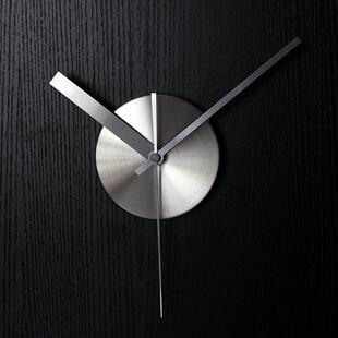 台湾太阳扫秒静音机芯石英钟表配件DIY墙贴挂钟金属表盘银色指针