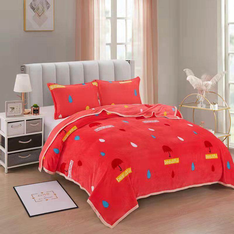 加绒床单单件双人床毛毯冬季珊瑚绒毛毛绒床单绒毯双面绒毯子盖毯,床上用品,床单,淘宝优惠券,粉丝福利购,淘宝优惠卷