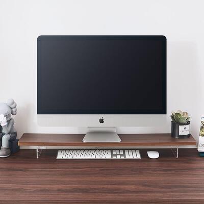 LZL 台式电脑显示器增高架托架垫高支架底座简约现代桌面收纳储物