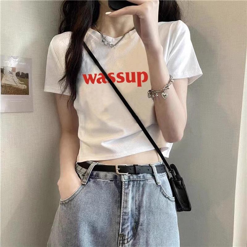 WASSUPSUCCESS2025新款纯棉T恤