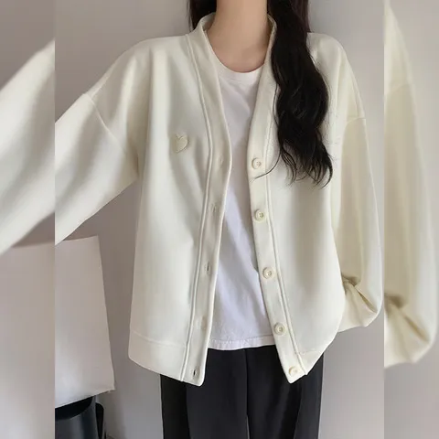 韩版卫衣爆款欲外套纯开衫春秋2026灰色新款早春女上衣辣妹薄款