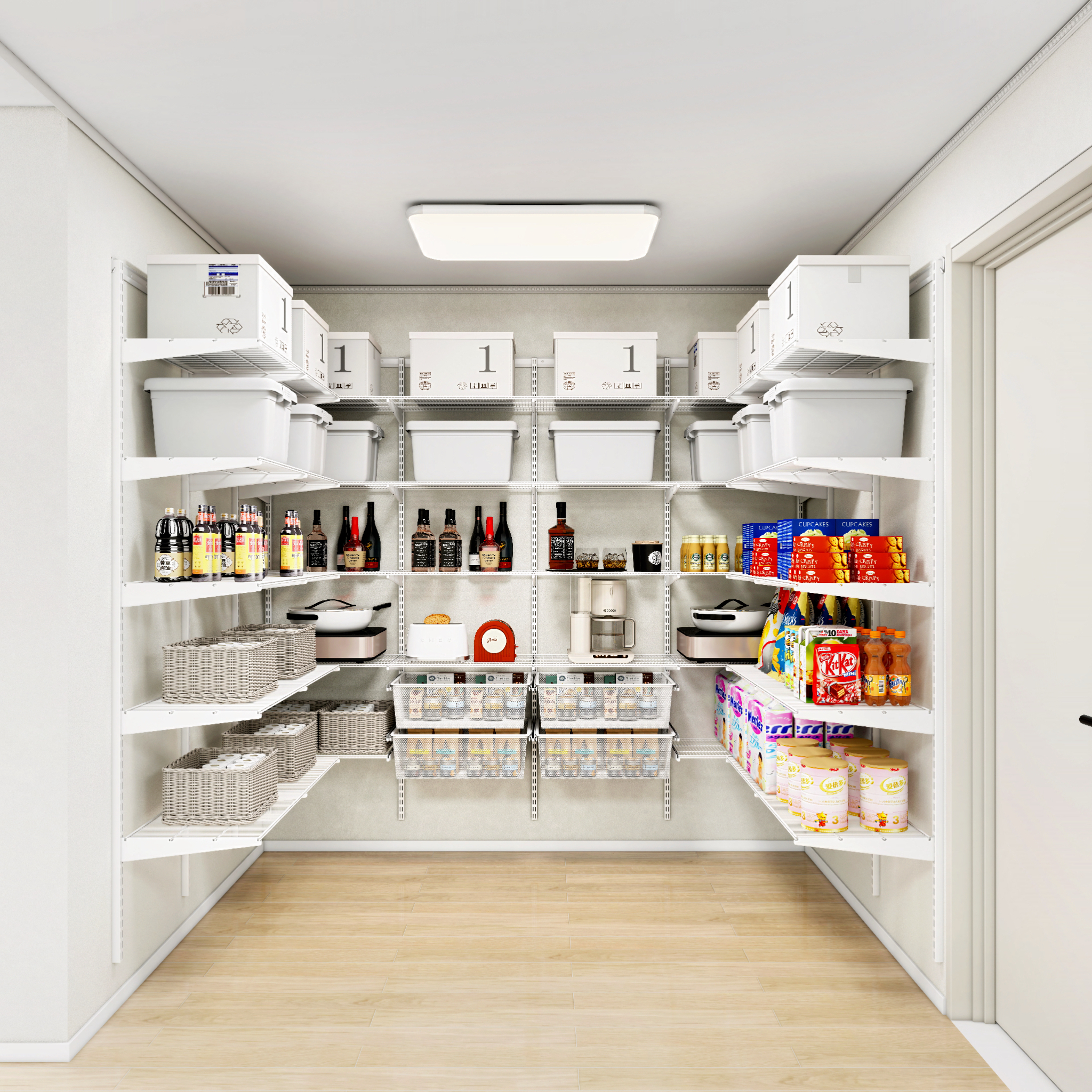 【3ROOMS】金属800库储物间