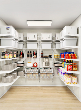 【3ROOMS】金属800库储物间钢结构置物架上墙八百柜杂物家政柜新