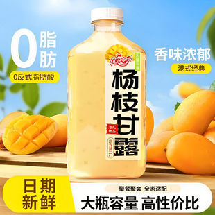 椰子泡泡杨枝甘露1L*2大瓶装经典港式风味0脂肪商超同款网红饮料