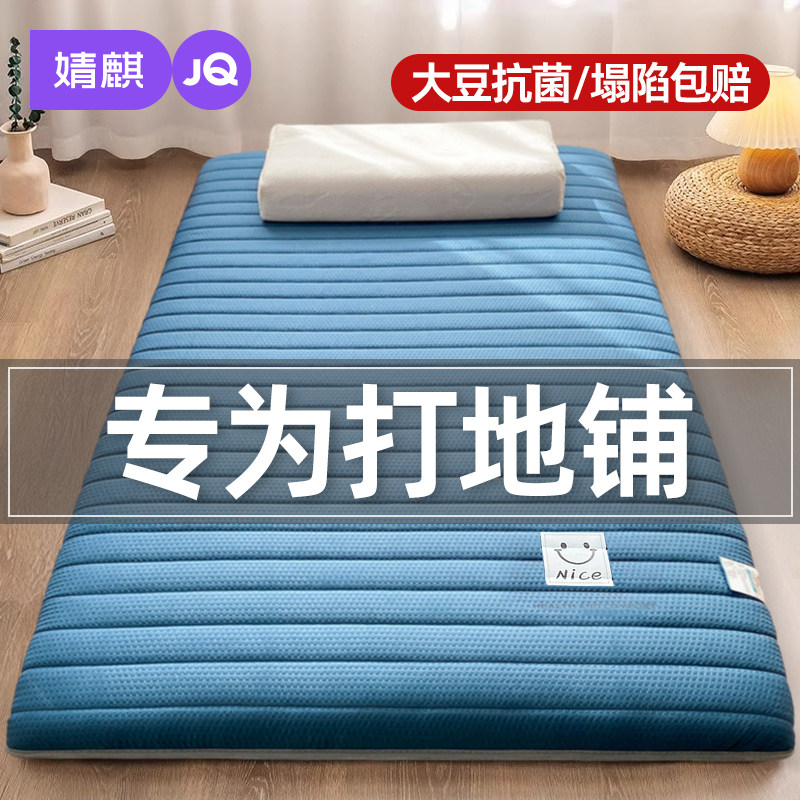 A类大豆纤维床垫直接铺地上打地铺专用防潮睡觉地垫双人儿童睡垫a