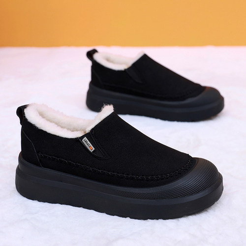 2025冬季新款老北京棉鞋加绒加厚