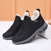 2025冬季 加绒加厚保暖雪地靴防滑防水一脚蹬爸爸鞋 新款 老北京棉鞋