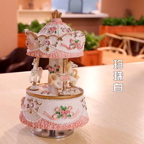 新品Exquisite birthday gift for girls, special merry go roun