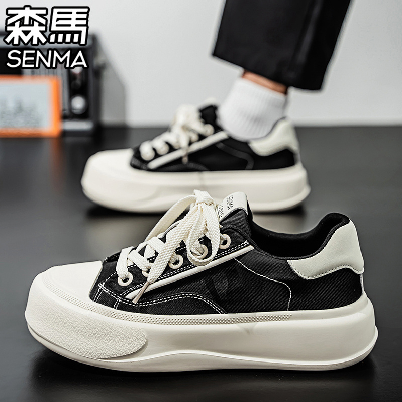 SENMA/森馬官方旗艦帆布鞋男