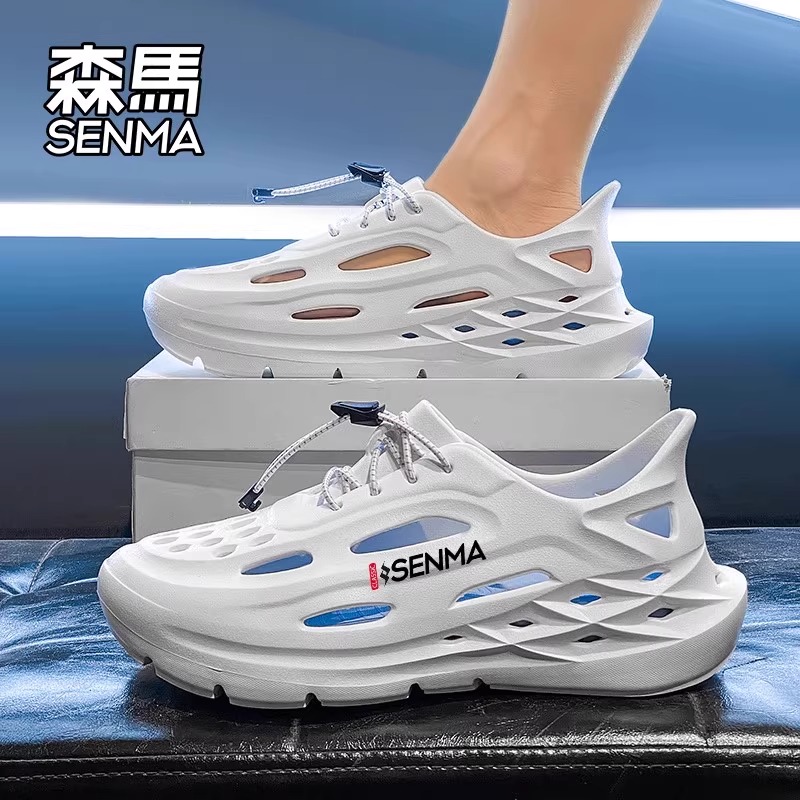 SENMA/森马官方旗舰洞洞鞋男夏季