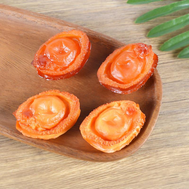 大号仿溏心鲍鱼食品模型食玩厨房样板间真物菜拍摄摆件道具