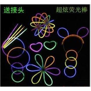 发光荧光棒闪光棒发光带夜光棒演会晚会唱接头乐娱地摊