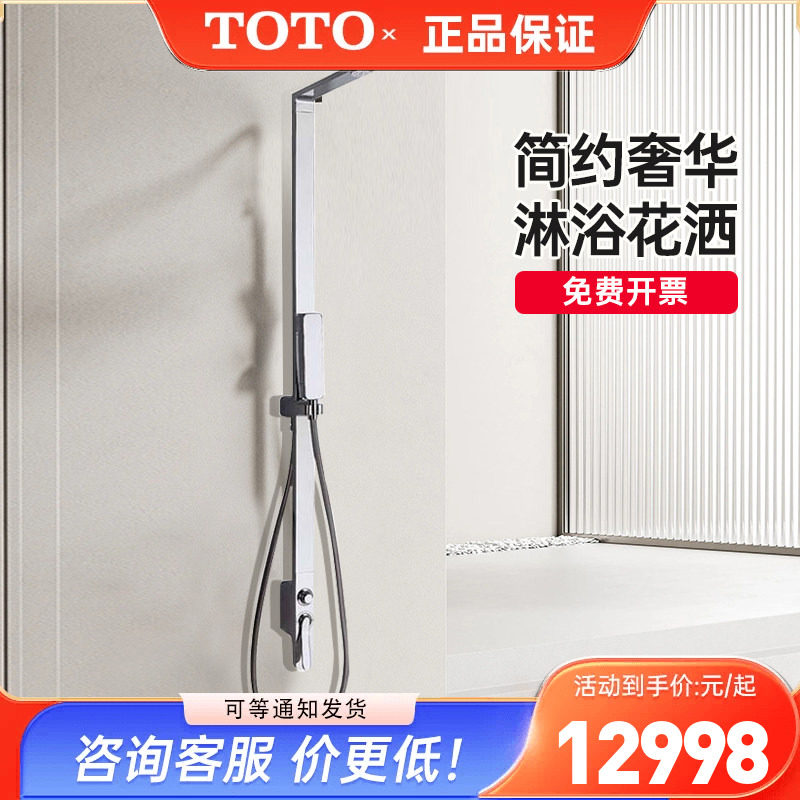 TOTO挂墙式沐浴花洒淋浴铜合金手持花洒套装DM912CAF家用 (05-E)