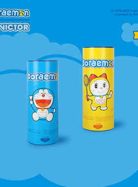 Victor胜利羽毛球威克多碳音球飞行稳定耐打人造NCS哆啦A梦3只装