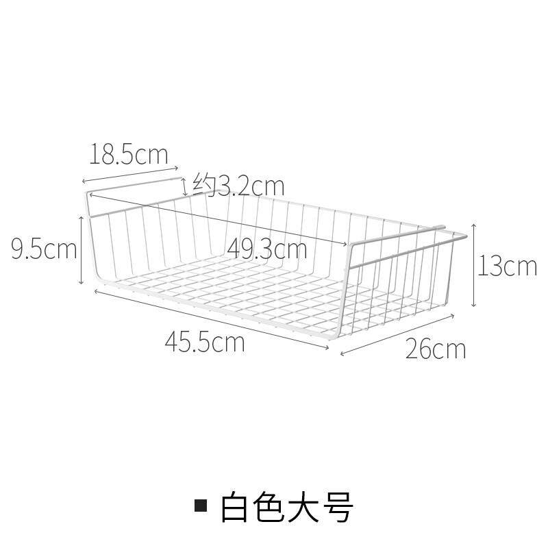 2eie衣柜收纳分层挂架家用橱柜挂式置物架隔板分层架柜内挂篮架