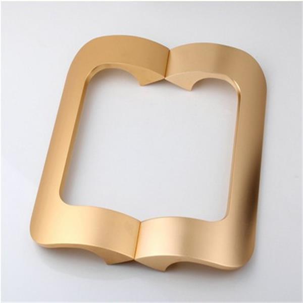 无框玻璃门拉手 现代简约黑色木门扶手 有框大门推拉门把手实心