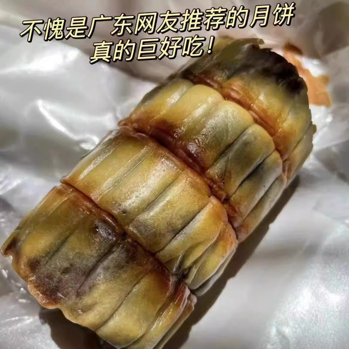 【大个头】正宗柴火黑豆沙月饼广式月饼传统糕点超软新鲜糕点品