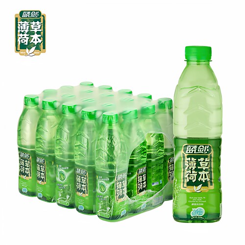 蓝剑0糖0脂0防腐剂草本薄荷水