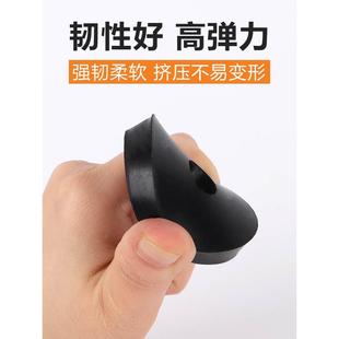 高弹性圆形橡胶减震垫风机水泵空调冲床拉伸缓冲垫机械防滑脚垫块
