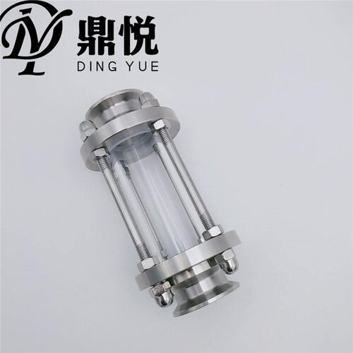 卫生级快装管道视镜 不锈钢304/316卡箍式直通法兰玻璃视盅观察口