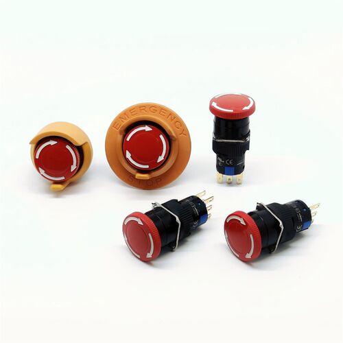 正品16MM金宏K16-811/841R/812双组小头急停按钮开 ??关带G1G2