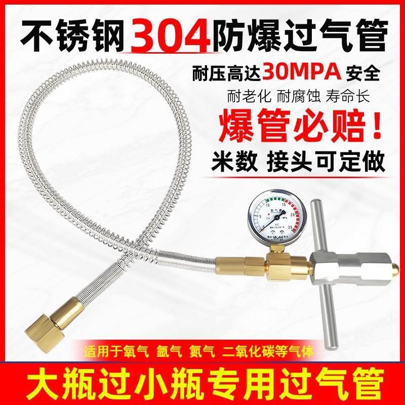 氩气导气管氩气瓶高压过气管氧气过桥氮气二氧化碳过气管乙炔导流