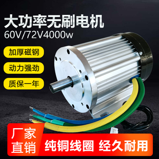 电动三轮车48V60V4000W直流大功率无刷电机清洗机升降机设备改装