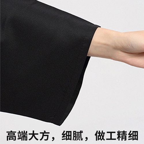 理发店客服围布美发客袍发廊剪发和服染发焗油高档顾客服美发围裙