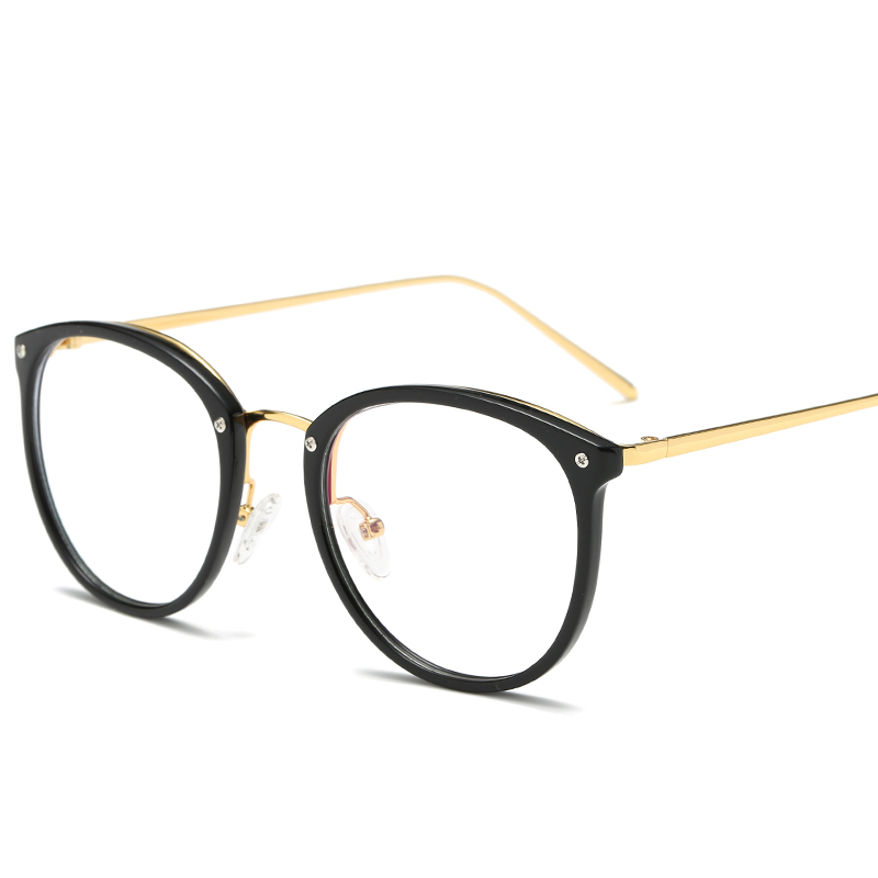 速发近视镜可配度视tr0圆脸近韩框架数版潮复古成品